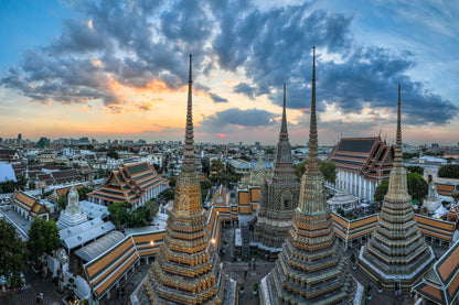 Golden Hour Grandeur at Bangkok's Palace